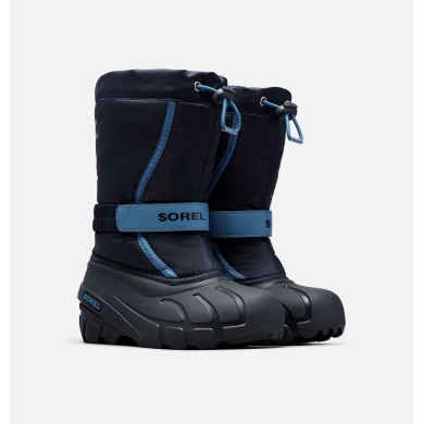 Sorel winter shoes Flurry navy blue kids